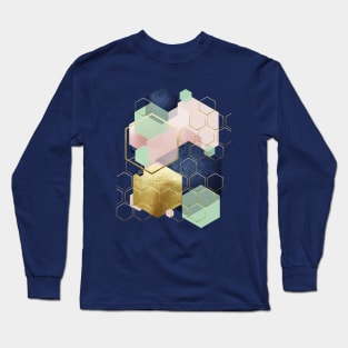 Luxe Geometric Long Sleeve T-Shirt